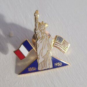 Statue Of Liberty 1986 Vintage Anniversary Lapel Pin